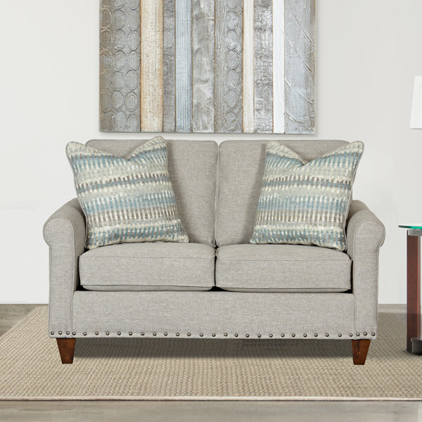 Red Barrel Studio® 61'' Rolled Arm Loveseat with Reversible Cushions